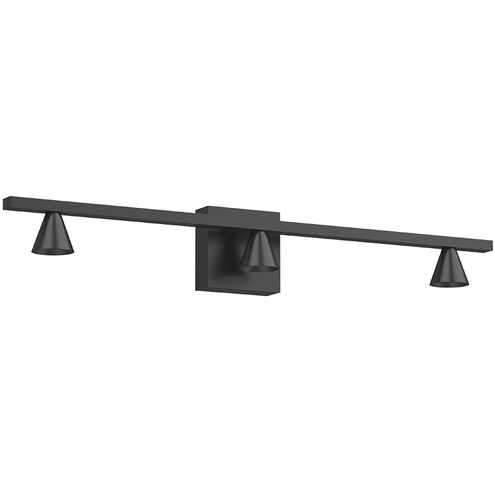 Dune LED 33.07 inch Black Bath Vanity Light Wall Light