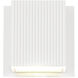 Mavis LED 4 inch White Exterior Wall Sconce
