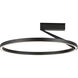 Roda LED 23.63 inch Black Semi-Flush Mount Ceiling Light