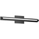 Plymouth LED 24.13 inch Black Bath Vanity Light Wall Light
