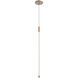 Motif LED 0.75 inch Brushed Gold Pendant Ceiling Light