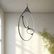 Serif LED 0.88 inch Black Pendant Ceiling Light
