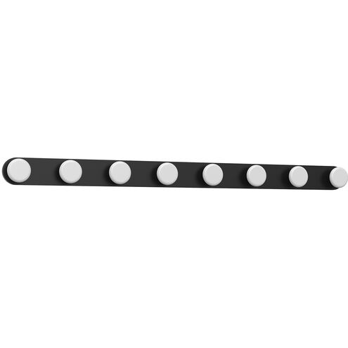 Rezz LED 36 inch Black Bath Vanity Light Wall Light