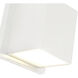Mavis LED 4 inch White Exterior Wall Sconce