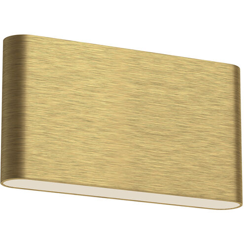 Slate LED 9.88 inch Brushed Gold ADA Wall Sconce Wall Light