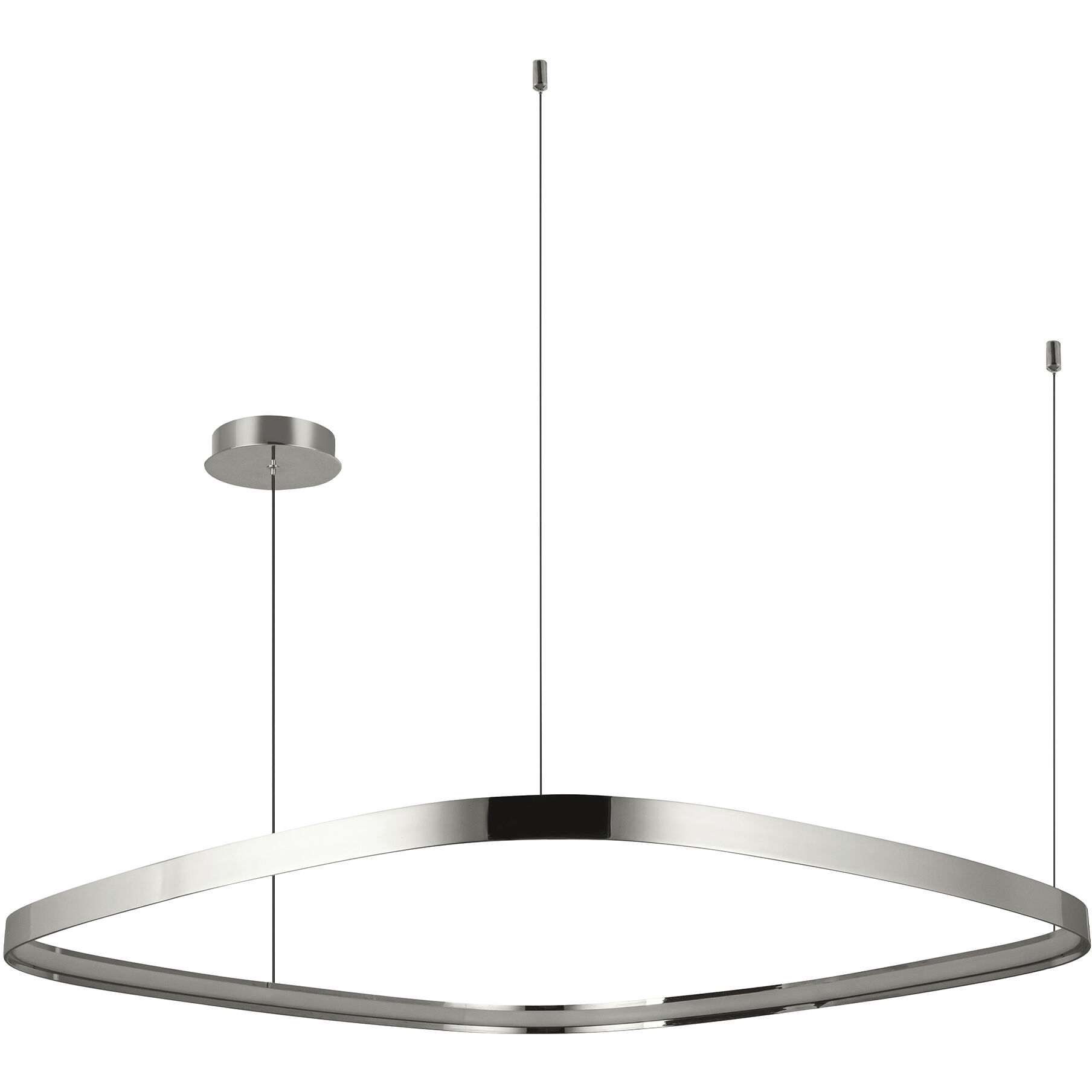 Yukon LED 39.25 inch Polished Nickel Pendant Ceiling Light