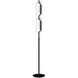 Hilo 63.5 inch 17 watt Black Floor Lamp Portable Light
