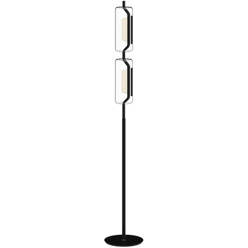 Hilo 63.5 inch 17 watt Black Floor Lamp Portable Light