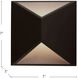 Indio LED 7 inch Bronze Exterior Wall Sconce