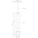 Milca 1 Light 2.38 inch Gray Pendant Ceiling Light