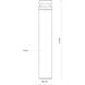 Windermere 120-277V 24.00 watt Black Exterior Bollard