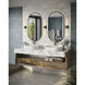 Rona LED 4.5 inch Black Bath Vanity Light Wall Light