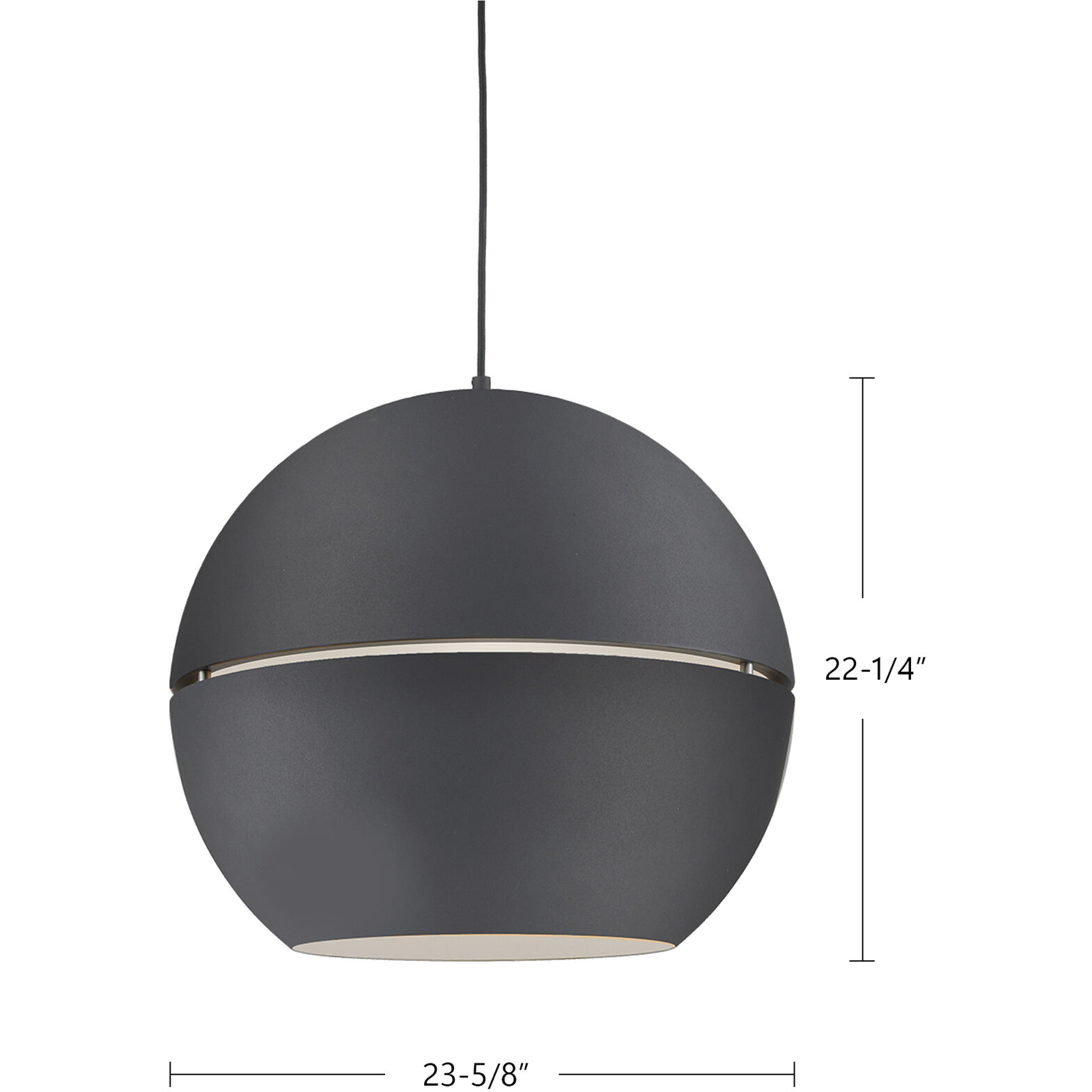 Lucas Pendant Ceiling Light in White