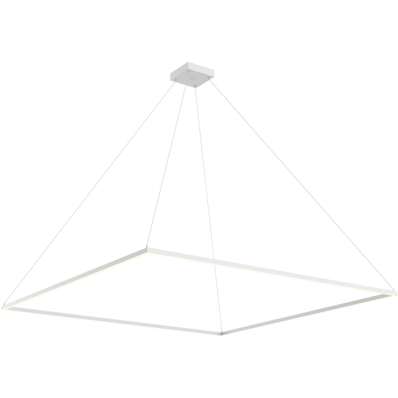 Piazza Pendant Ceiling Light in White