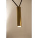 Mason LED 72 inch Vintage Brass Linear Pendant Ceiling Light
