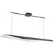 Taro LED 47.25 inch Black and White Linear Pendant Ceiling Light