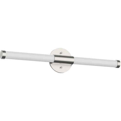 Akari LED 26.77 inch Brushed Nickel Bath Vanity Light Wall Light