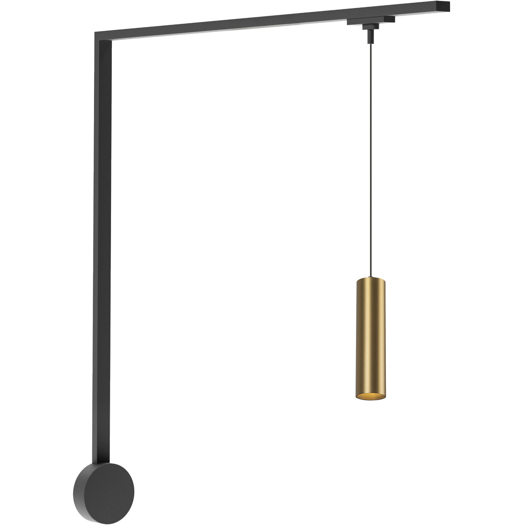 Remuda 120 Brushed Gold Trilo Track Ceiling Light