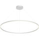 Cerchio LED 59 inch White Pendant Ceiling Light