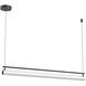 Gramercy LED 48 inch Black Linear Pendant Ceiling Light