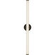 Vire 2 inch Black ADA Wall Sconce Wall Light