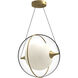 Aries 16 inch Black Pendant Ceiling Light
