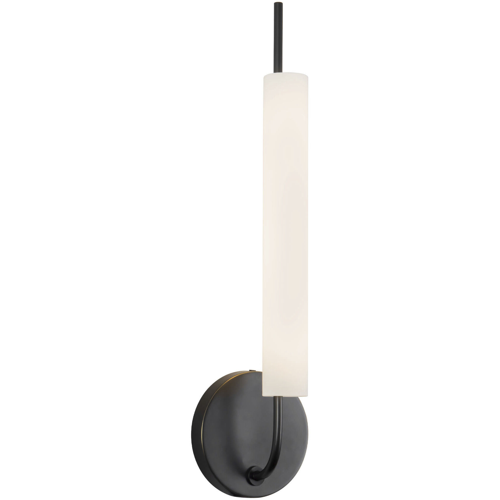 Wick 5.13 inch Urban Bronze Wall Sconce Wall Light