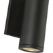 Nordic LED 6 inch Black Exterior Wall Light