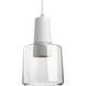 Samson LED 5.88 inch Clear Pendant Ceiling Light in Clear Glass Shade