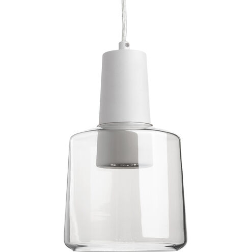 Samson LED 5.88 inch Clear Pendant Ceiling Light in Clear Glass Shade