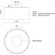 Birch LED 12 inch Black Flush Mount Ceiling Light