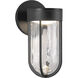 Davy LED 10.75 inch Black Exterior Wall Sconce