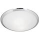 Malta 2 Light 15 inch Chrome Flush Mount Ceiling Light