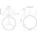 Halo LED 71.63 inch Black Pendant Ceiling Light