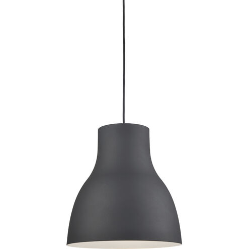Cradle 1 Light 15.75 inch Black Pendant Ceiling Light