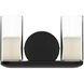Birch LED 11.13 inch Black Bath Vanity Light Wall Light