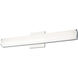 Longitude LED 20 inch Chrome Bath Vanity Light Wall Light