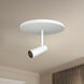 Downey LED 4.38 inch White Semi-Flush Mount Ceiling Light