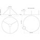 Cerchio LED 70.88 inch White Pendant Ceiling Light