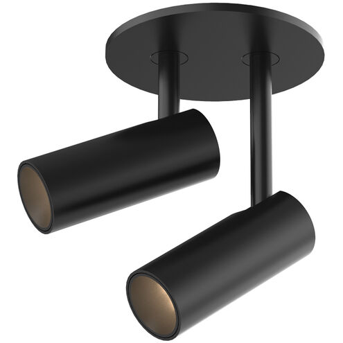 Downey LED 2.38 inch Black Semi Flush Mount Ceiling Light