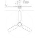 Fremont 60 inch Matte Black Ceiling Fan