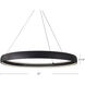 Halo LED 52 inch Black Pendant Ceiling Light