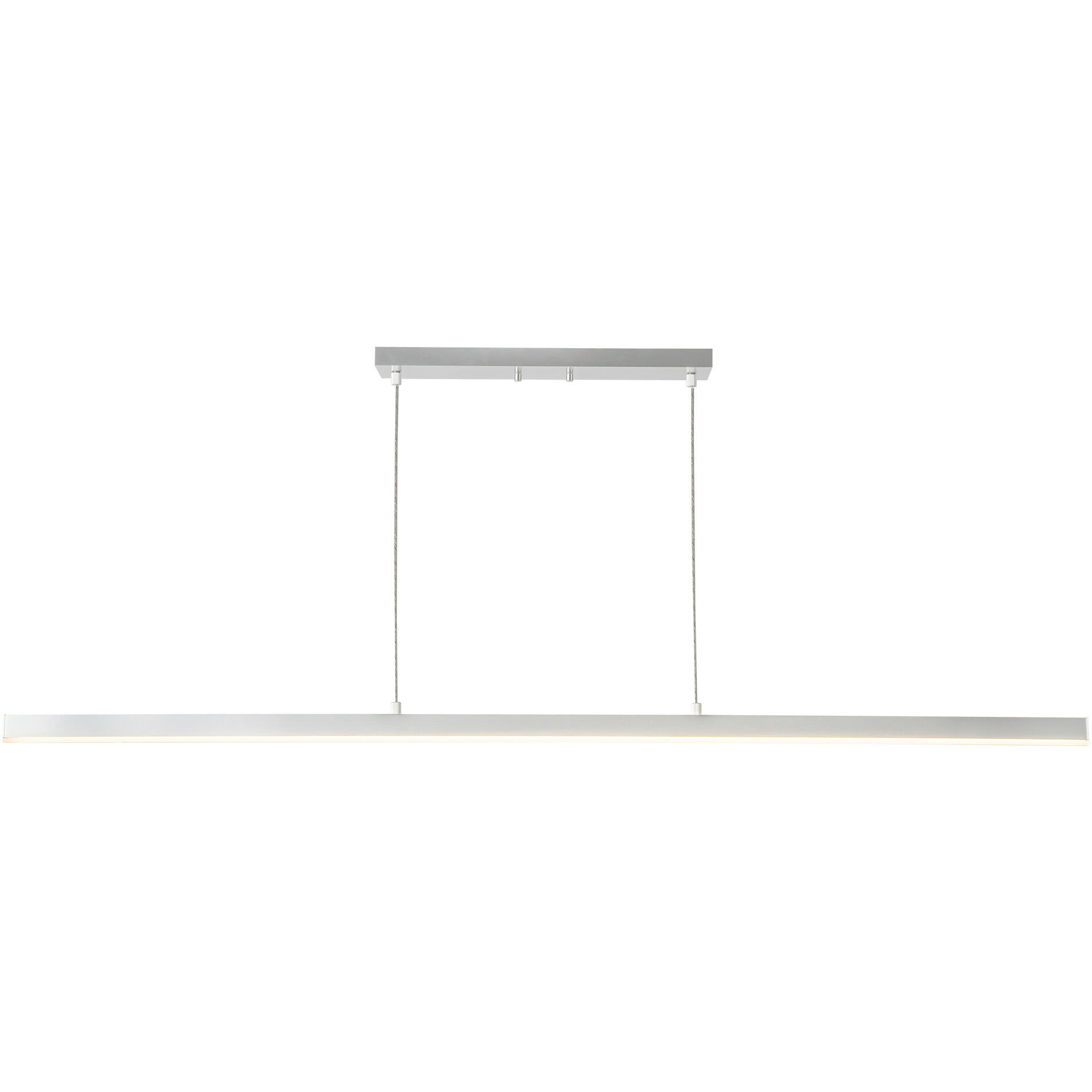 Vega LED 56 inch Brushed Nickel Linear Pendant Ceiling Light
