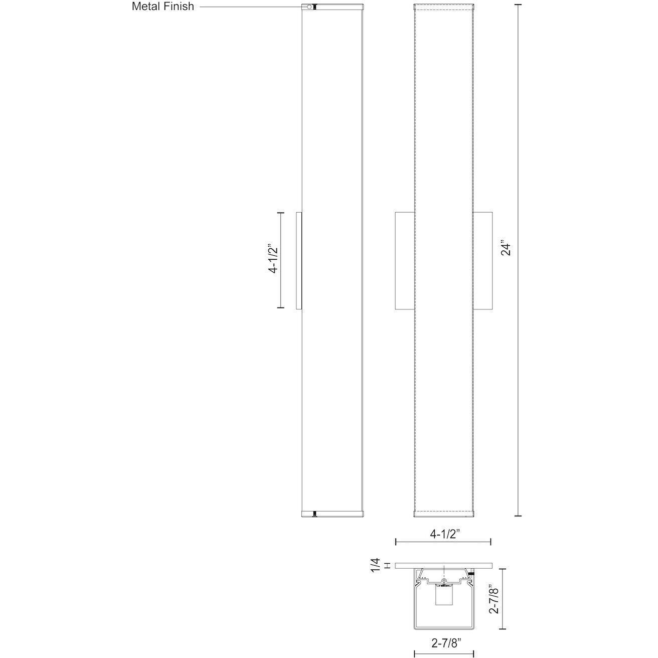 Jane Vanity Light Wall Light in Chrome