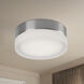Bedford LED 5.88 inch Brushed Nickel/Frosted Flush Mount Ceiling Light