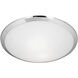 Malta 2 Light 15 inch Chrome Flush Mount Ceiling Light