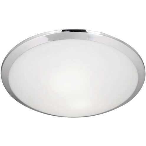 Malta 2 Light 15 inch Chrome Flush Mount Ceiling Light