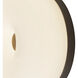 Jada 5 inch Black and Opal Glass ADA Wall Sconce Wall Light