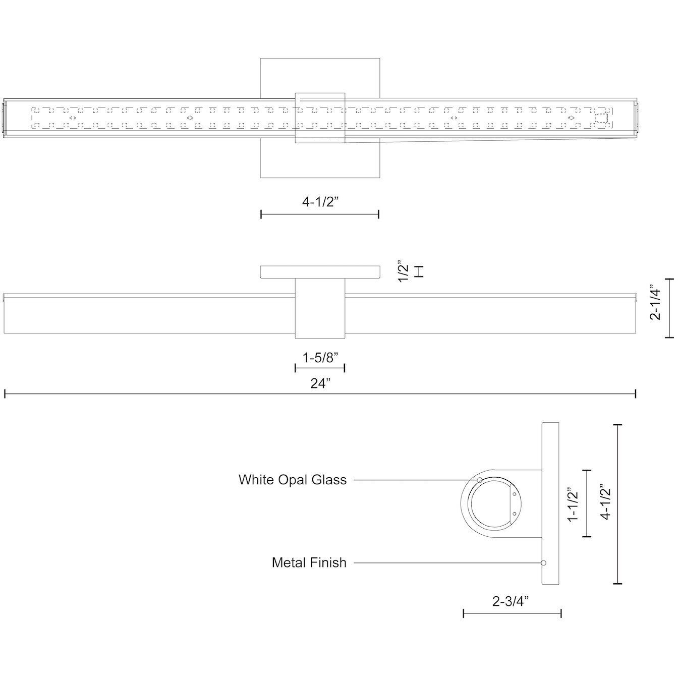 Mendocino Vanity Light Wall Light