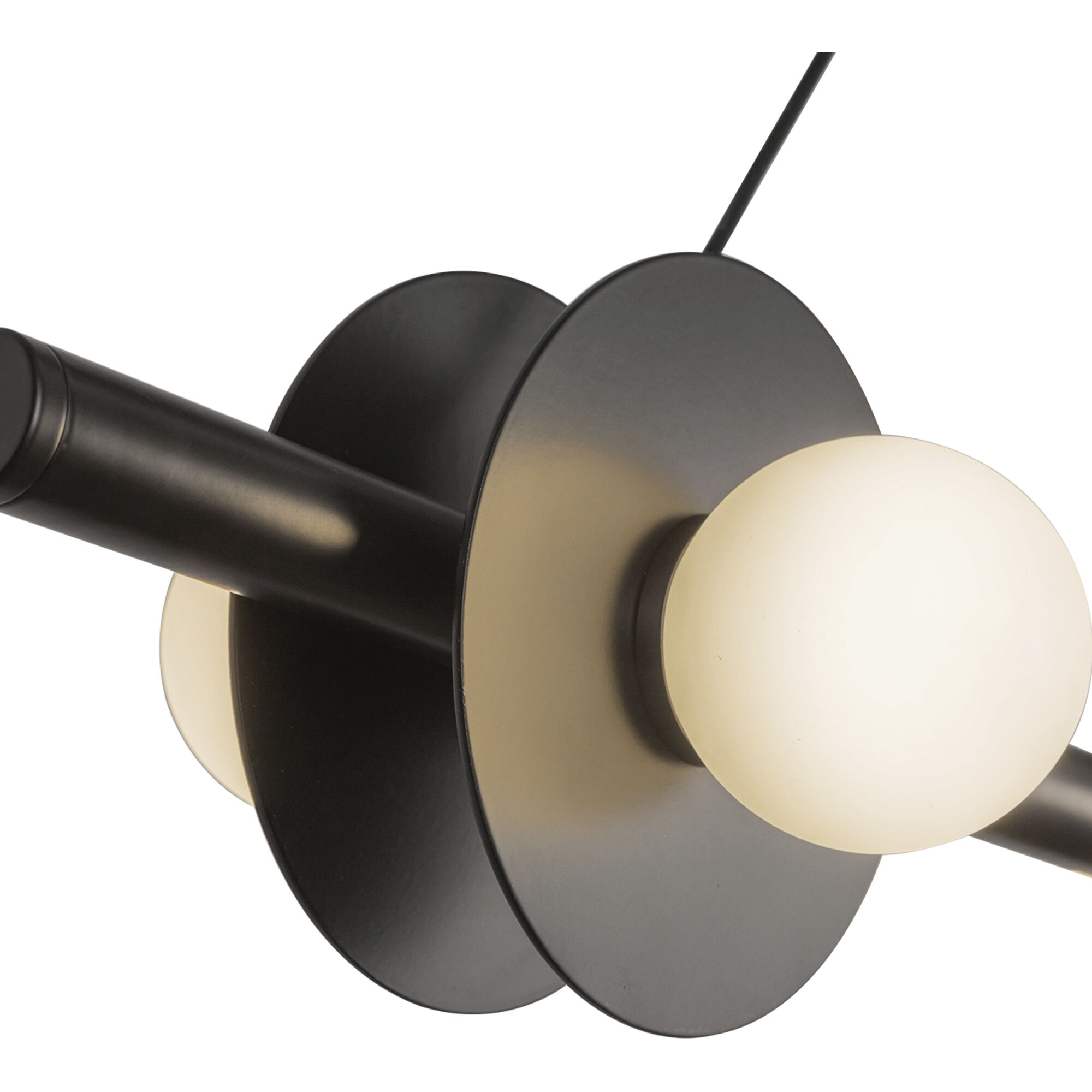 Elixir LED 48.13 inch Black Linear Pendant Ceiling Light